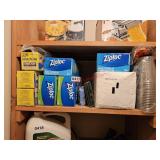 Ziplocs, stretch tite, napkins, and more- canning