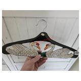 Decorative wooden hanger - upstairs right bedroom