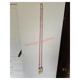 Vintage painted wood handled jump rope - upstairs