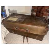 Vintage Military Shipping Box with Contents
