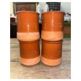 Another Set of  Redware  Yoplait Cups