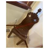 Gothic Medieval High Back Chair Needs repairs