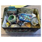 Tin Full of Trinkets     (Garage Back Room)