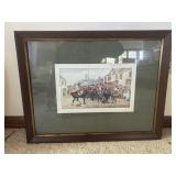 Framed 'When George lll Was King' Print Harry