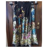 Ishyu vintage embellished midi skirt SZ 4