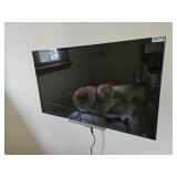 Sony television with remote and wall mount, bring