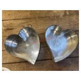 Two heart Shaped Wall Hangs       (Garage Back