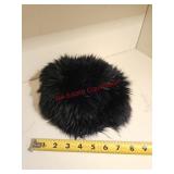 Fake fur hat - upstairs nook