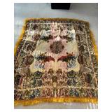 Embroidered Spanish tablecloth featuring