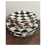 Royal Stafford Checkered Plate Set