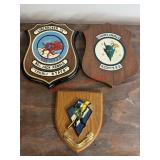 THREE Plaque Lot               (Back Room Garage)