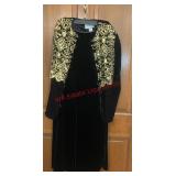 vintage Scott McClintock velvet jacket set