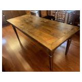 78.5in Long Primitive Dinner Table Sturdy well
