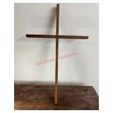 Tall Wood Crucifix        (Garage Back Room)