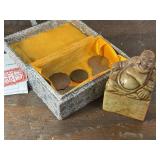 Stone Buddha Seal lot          (Garage Back Room)
