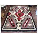 large Handwoven Likely Wool, Navajo Area Rug