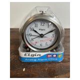 NEW Elgin Bed Side Clock               (Back Room