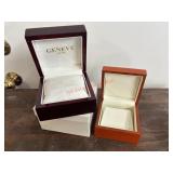 Two Wood Jewelry Boxes               (Back Room