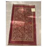 24in X 45in Red Throw Rug              (Living