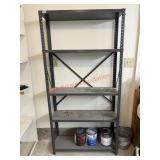 6x3x1ft Metal Shop Shelf                (Back