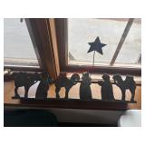 Rough Cut Metal Nativity Scene