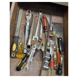 Misc Drawer of Tools lot     (Garage back Room)