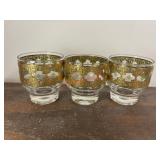 Culver Valencia 22K Gold Cocktail / Rocks Glasses