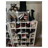 Shoes and rack in this section, size 7.5-8,