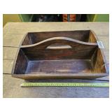 Vintage wooden caddy - garage back room