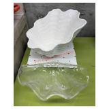 Lot of Three Unique Serving Dishes       (Garage