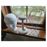 Hat/wig stands - entry way