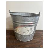 Galvanized Tin Bucket        (Garage Back Room)