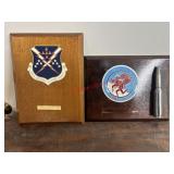 Two Wall Plaques        (Garage Back Room)