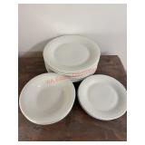 Gibson White Plate and Bowl Set
