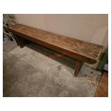 Wooden bench - garage