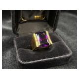 Gold Toned Chunky Statement Ring