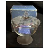 Avon Crystal Hummingbird Candy Dish