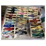 large collection of vintage lace trim (ROW C )