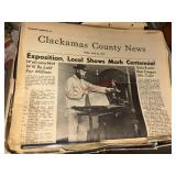 1950's News Paper Clippings      (Row B Left side