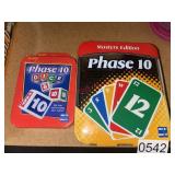 Two tins of Phase 10 NEW      (Row B Left side