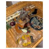 Windchimes and Glass Bird Ornaments          (Row