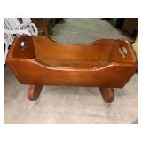 Solid wood Baby Doll Rocking bed        (Row A