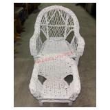 Baby Doll white Wicker Chairs      (Row A Let