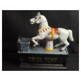 Trick Pony mechanical bank made of cast iron