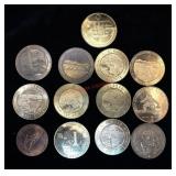 Alaska Anniversary Collector Large Coins