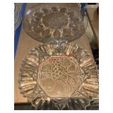 Large Deviled Egg Platter and Platter lot