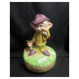 Vtg Dopey musical figurine manufactured by Schmid