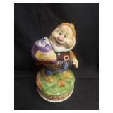Schmid ceramic music box featuring the character