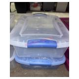 Two 15QT Storage Containers