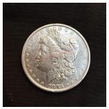 1883 Morgan Silver Dollar US         (Bookshelf)